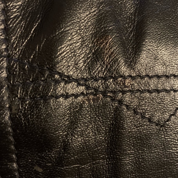 Real Leather Pants NWOT - Picture 4 of 9